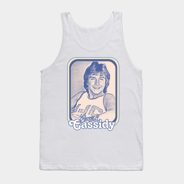 David Cassidy // Retro 70s Aesthetic Fan Design Tank Top by DankFutura